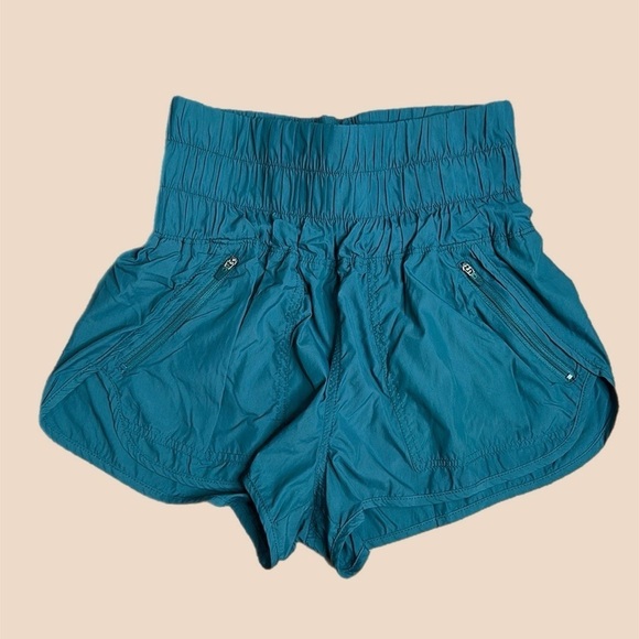 NEW Free People Movement The Way Home Shorts in Teal Women’s Sz XS - Picture 3 of 10